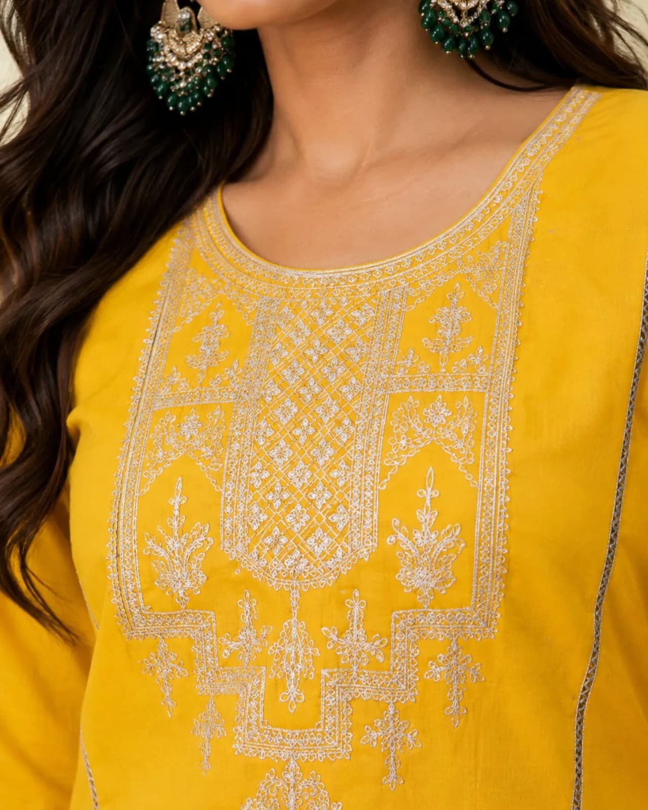 Single Long Kurti(S/Yellow)
